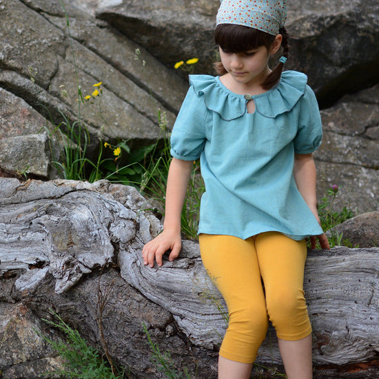 Driftwood Blouse + Dress PDF digital sewing pattern by Twig + Tale 12