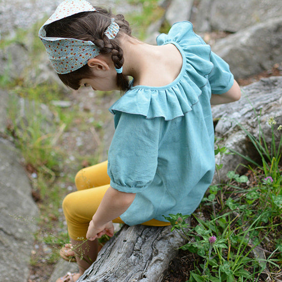 Driftwood Blouse + Dress PDF digital sewing pattern by Twig + Tale