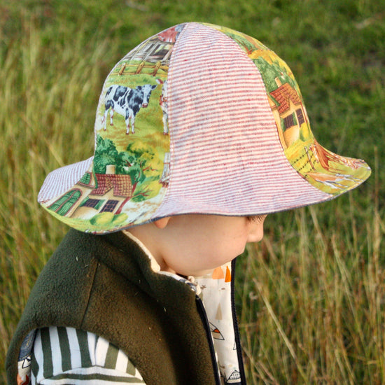 Sunny Hat Sewing Pattern Baby Child Adult Twig Tale