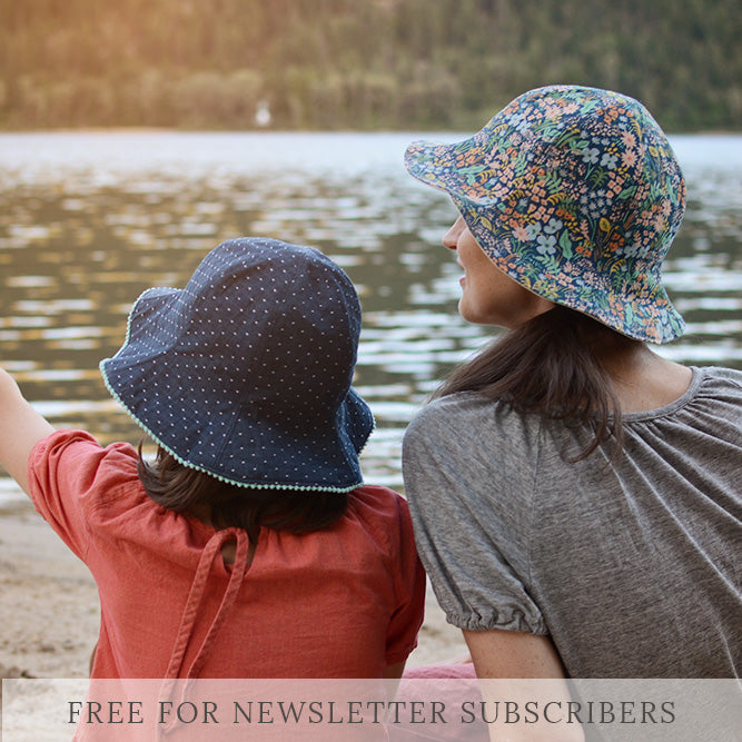Sunny Hat Sewing Pattern Baby, Child Adult – Twig Tale