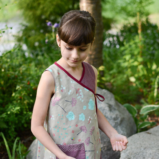 Petal Wrap Dress + Tunic digital sewing pattern by Twig and Tale 14