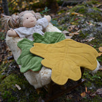 Hawthorn Leaf Doll Blanket digital PDF sewing pattern by Twig + Tale