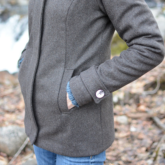 Women's Forester Coat - PDF digital sewing pattern by Twig + Tale 15