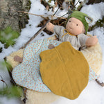 Doll Leaf Blanket - New Zealand leaves - PDF digital Sewing pattern by Twig + Tale