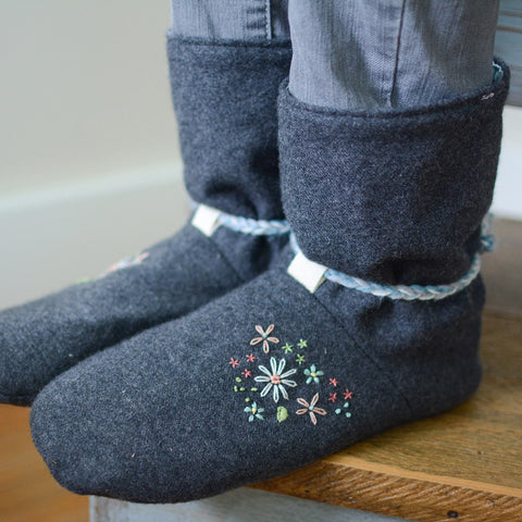 Tie Back Boots - Adult sizes - PDF digital sewing pattern by Twig + Tale 