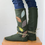Tie Back Boots - Adult sizes - PDF digital sewing pattern by Twig + Tale  2