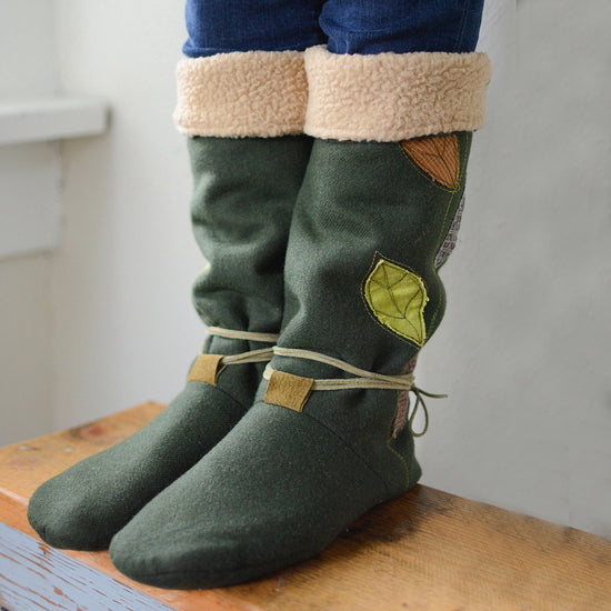 Tie Back Boots - Adult sizes - PDF digital sewing pattern by Twig + Tale  14