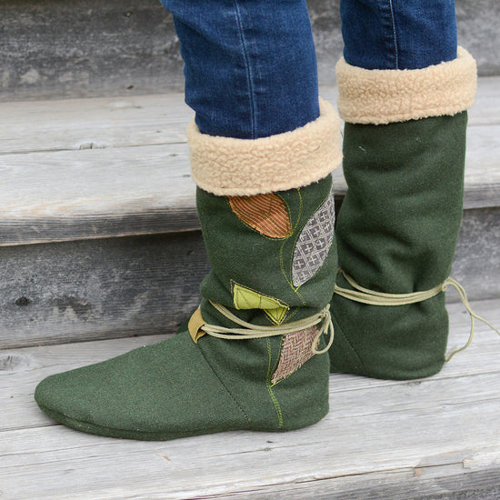 Tie Back Boots - Adult sizes - PDF digital sewing pattern by Twig + Tale  12