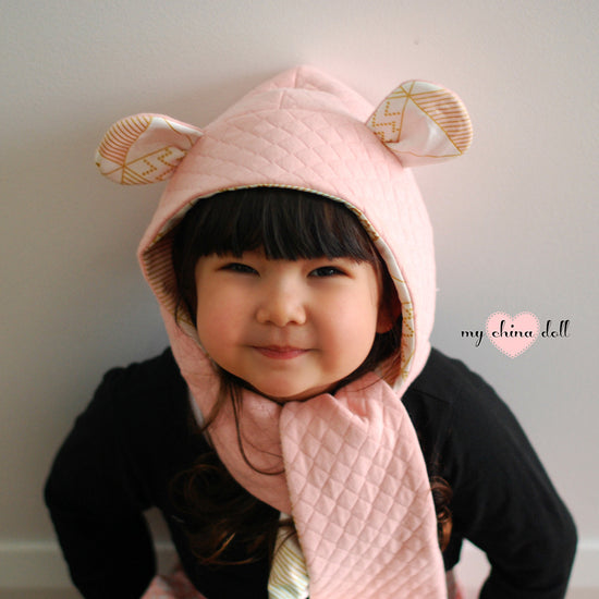 Animal Hooded Scarf Sewing Pattern Child Adult – Twig Tale