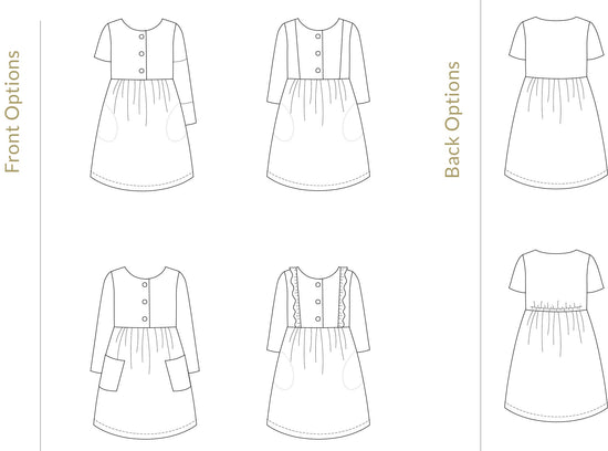 Fable Dress - Child ~ Digital Pattern + Video Class