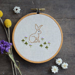 Bunny in Clover PDF Embroidery pattern from Twig + Tale