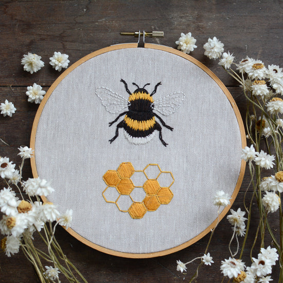 As Sweet As Can Bee Embroidery ~ Digital Pattern + Video