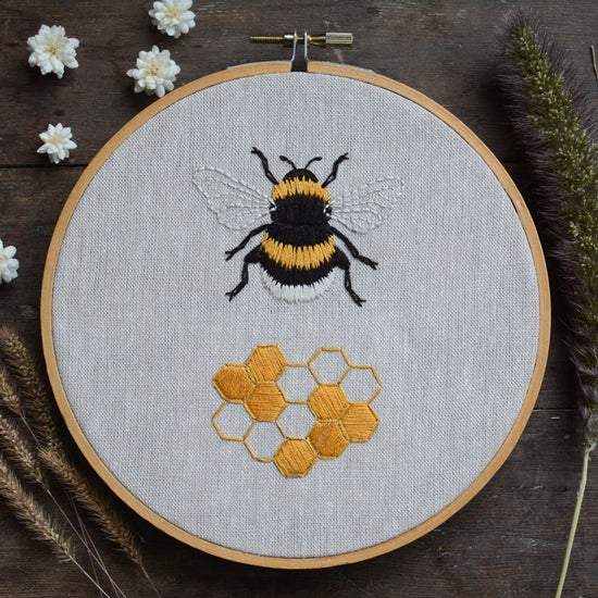 As Sweet As Can Bee Embroidery ~ Digital Pattern + Video