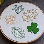 Leaf Embroidery Pattern - European Collection