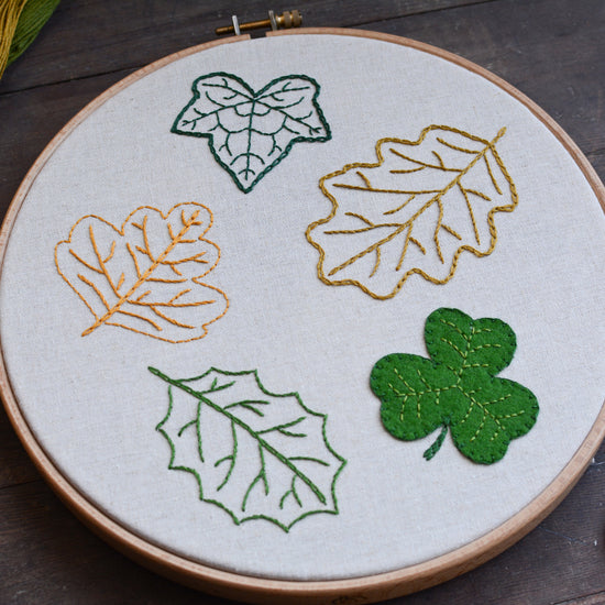 Leaf Embroidery Pattern - European Collection