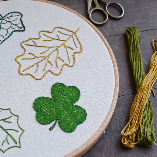 Leaf Embroidery Pattern - European Collection