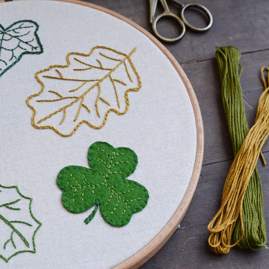 Leaf Embroidery - European Collection ~ Digital Pattern + Video