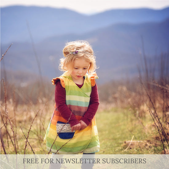 Petal Wrap Dress + Tunic Sewing Pattern - Baby - 4yrs