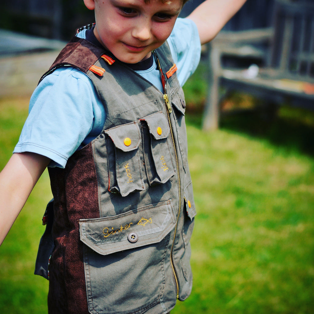 Fishing Vest ~ Add-on for Child Trailblazer Vest – Twig + Tale