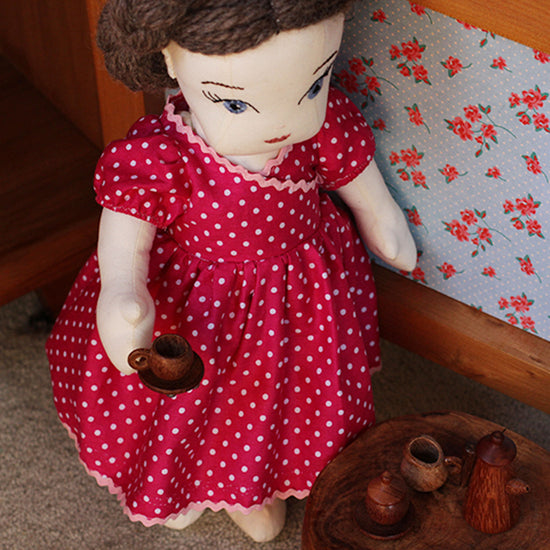 Fleur - Doll Pattern Bundle ~ cloth doll + her clothes