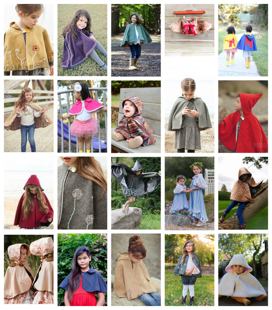 Traveller Cape - PDF digital sewing pattern by Twig + Tale - 6