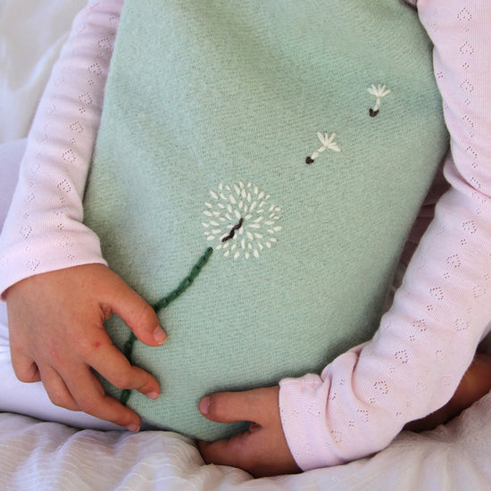 Hot Water Bottle Cover Sewing Pattern - Dandelions - Twig + Tale  - Digital PDF Download - 3