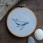 Humpback Whale PDF embroidery pattern from Twig + Tale