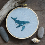 Humpback Whale PDF embroidery pattern from Twig + Tale