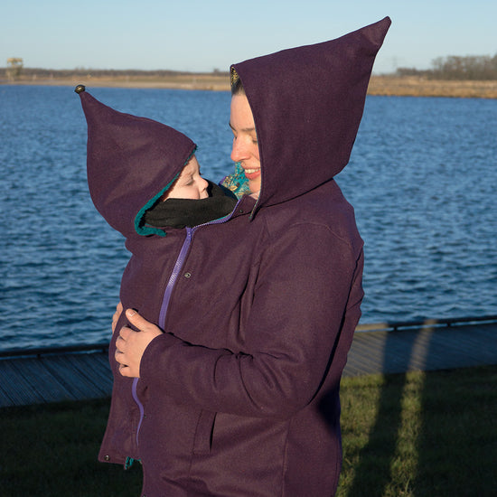 Women's Forester baby-wearing Coat - PDF digital sewing pattern by Twig + Tale