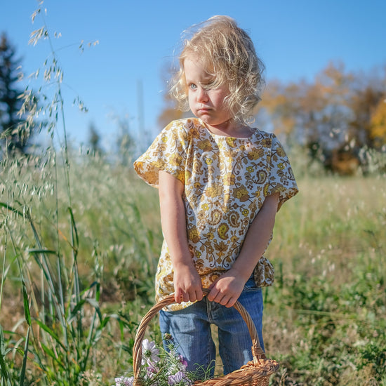 Scenic Top for Children PDF sewing pattern from Twig + Tale