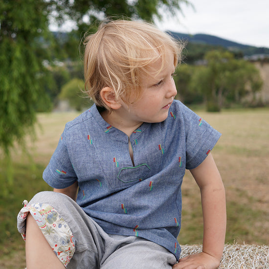  Boys Breeze Shirt PDF Digital Sewing Pattern by Twig and Tale 9