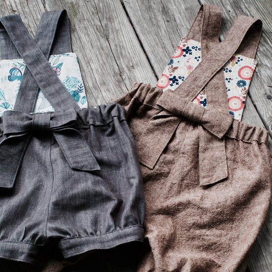 BUNDLE Pixie Essentials + Expansion Pack Sewing Patterns - Child ~ Shorts, Pants, Culottes, Romper + Suspenders