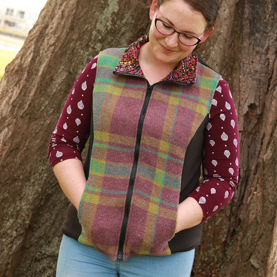 Trailblazer Vest - Women/Curved Fit ~ Digital Pattern + Video