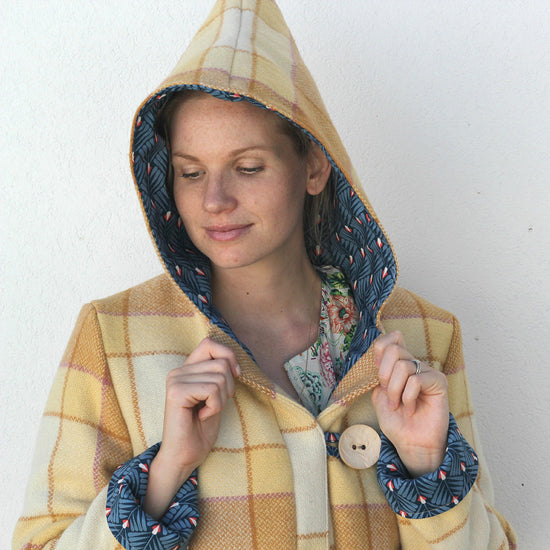 Women's Pixie Pea Coat Sewing Pattern - Twig + Tale  - Digital PDF Download - 3