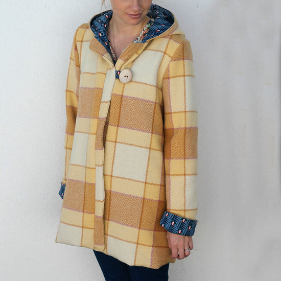 Women's Pixie Pea Coat Sewing Pattern - Twig + Tale  - Digital PDF Download - 4