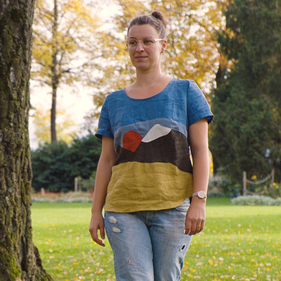 Scenic Top PDF sewing pattern from Twig + Tale