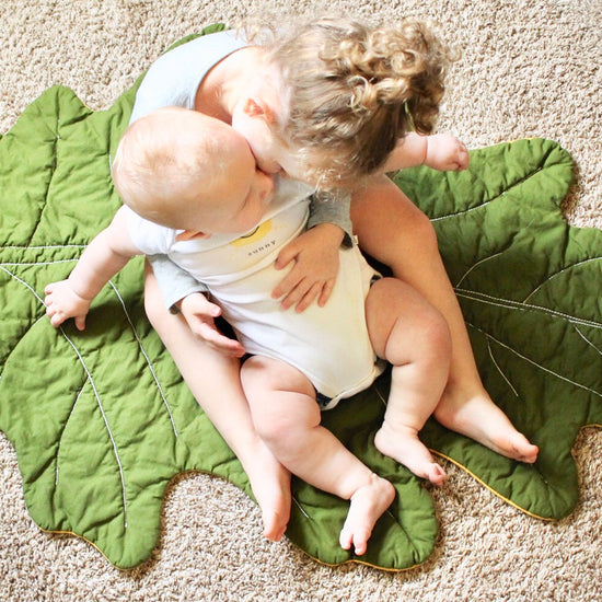 Oak Leaf Blanket digital PDF sewing pattern by Twig + Tale