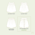 Meadow skirt digital sewing pattern by Twig and Tale