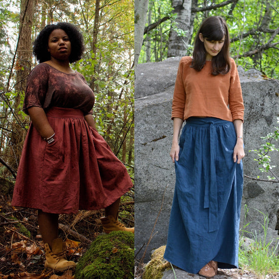 How to make a pleated midi skirt pattern in any size! - It's Always Autumn