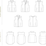 View Diagrams for Trailblazer Vest Sewing Pattern for Children, - Twig + Tale