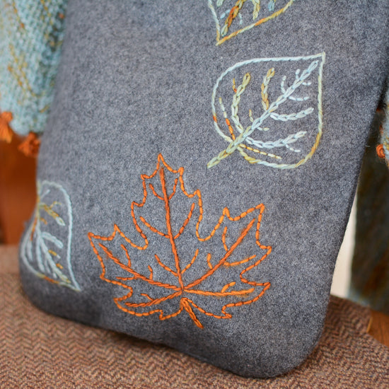 Leaf Embroidery Pattern - North America Collection