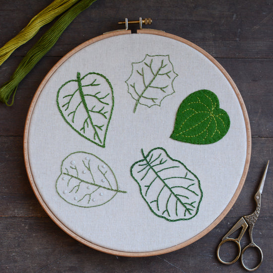 Leaf Embroidery Patterns - BUNDLE
