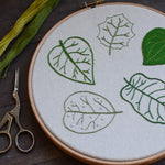 Leaf Embroidery - New Zealand Collection ~ Digital Pattern + Video