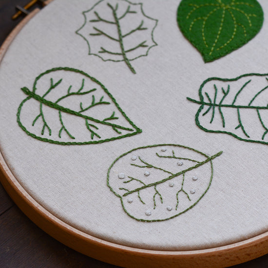 Leaf Embroidery - New Zealand Collection ~ Digital Pattern + Video