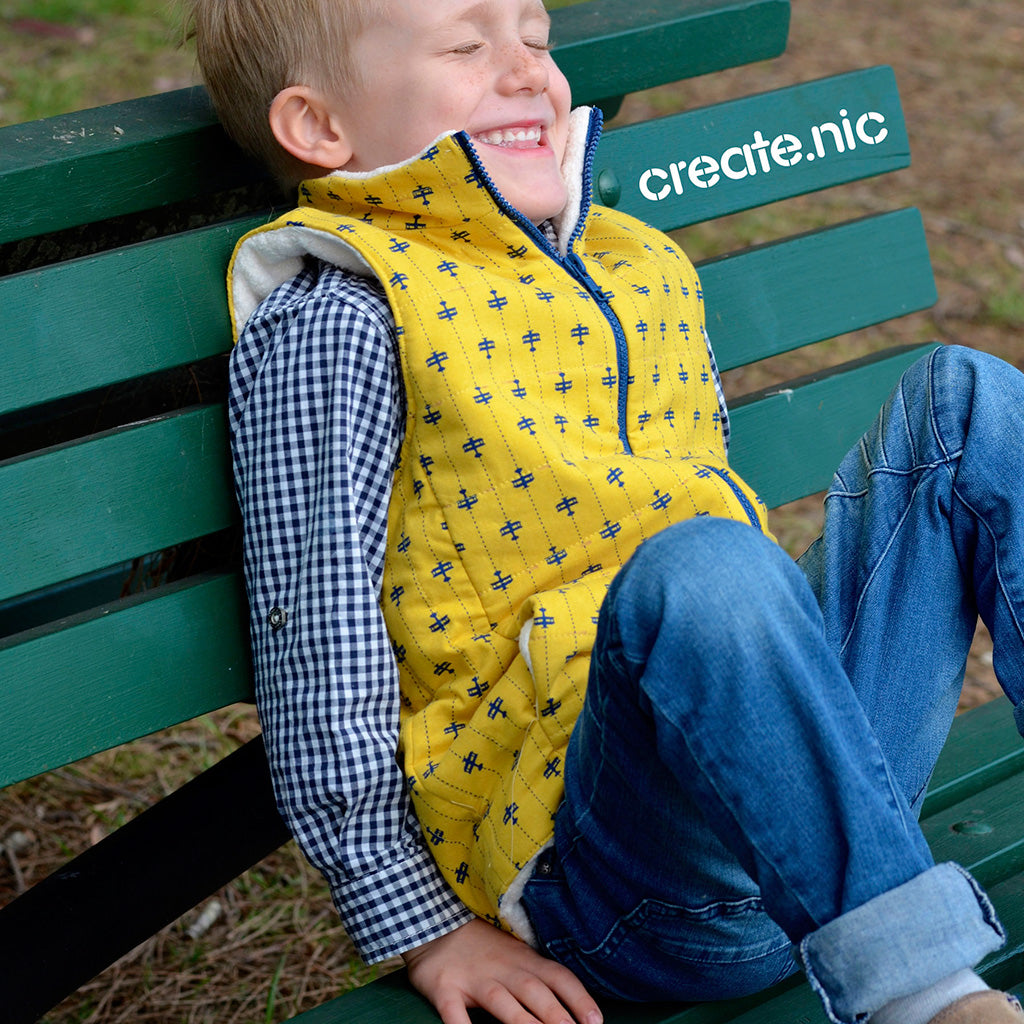 Trailblazer Vest - Child ~ Digital Pattern + Video Class – Twig + Tale