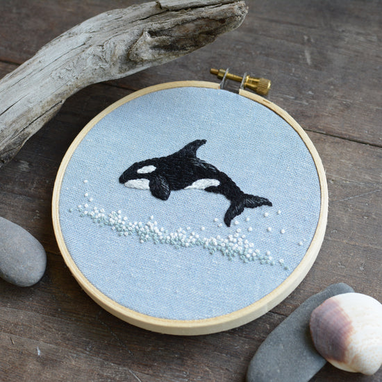 BUNDLE Whale Embroideries ~ Digital Pattern + Video