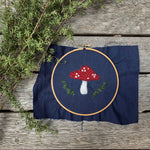 Toadstool Embroidery Pattern