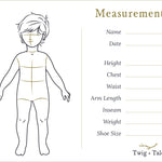 Pocket Measurement Cards - Twig + Tale  -  - 2