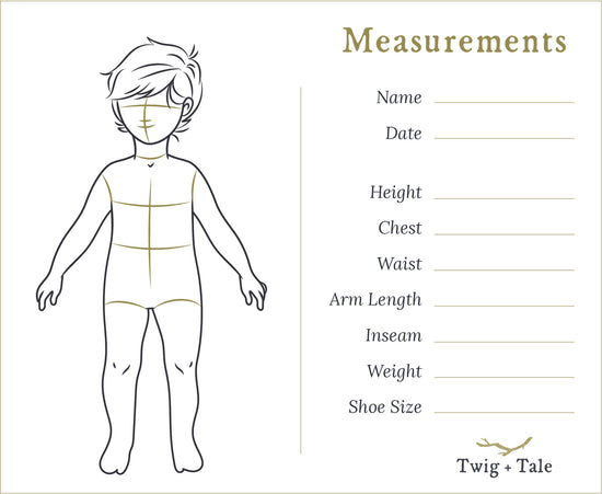 Pocket Measurement Cards - Twig + Tale  -  - 2