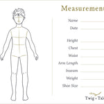 Pocket Measurement Cards - Twig + Tale  -  - 3